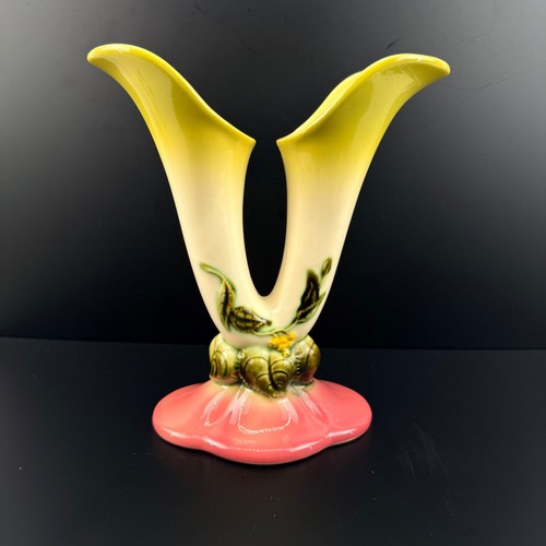 Hull pottery wildflower double - hull,