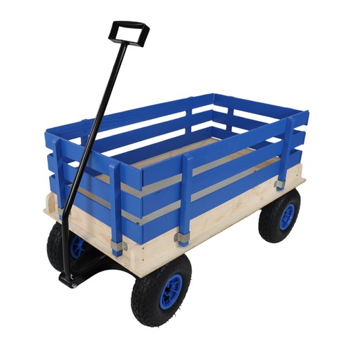 Fresh blue wooden household