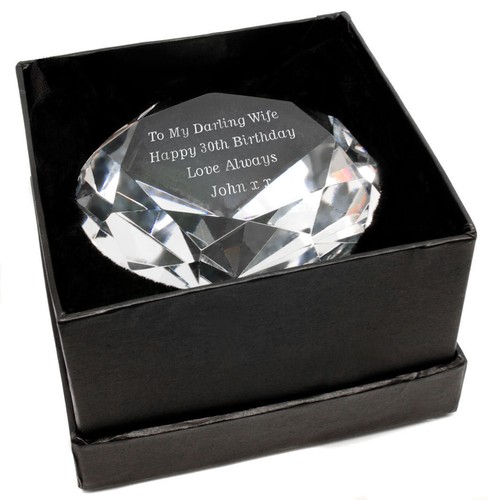Personalised 8cm diamond shape - personalised,
