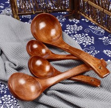 Large Wooden Kitchen Scoop