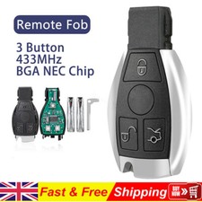 3 Button Smart Remote Key Fob