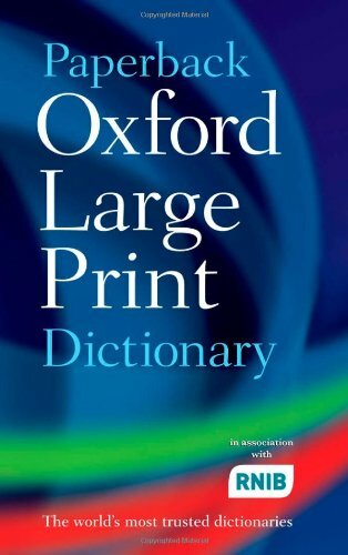Paperback oxford large print - paperback,