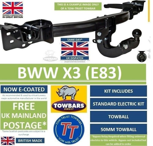 Flange towbar for - for, bmw