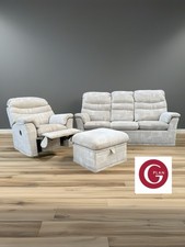 G Plan Malvern 3 Seat Sofa, Power Recliner Armchair & Footstool ?? Delivery
