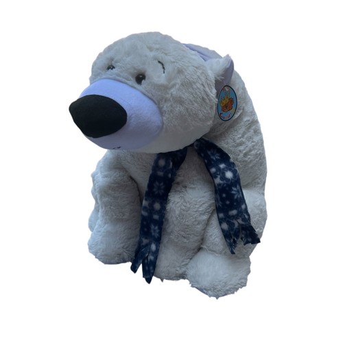 King cuddly white polar - white, bear