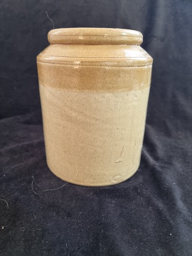 Brown cream vintage stoneware - brown/cream,