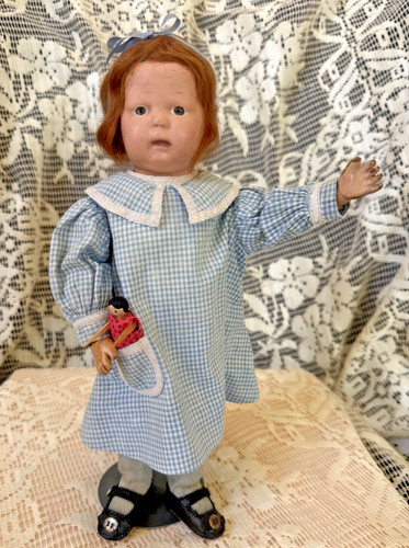 Schoenhut antique wooden doll - schoenhut,