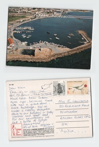 Vintage postcard paphos - postcard,