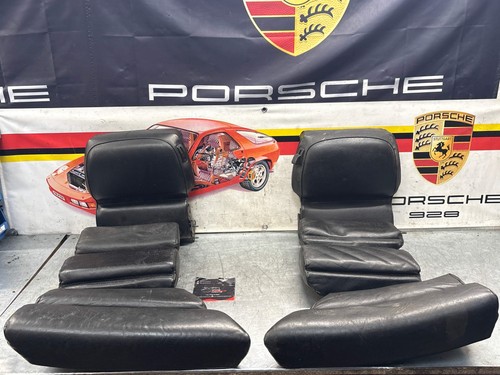 Porsche 928 black leather rear