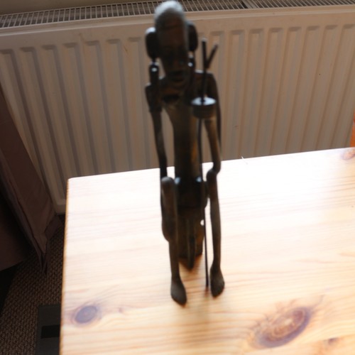 Vintage benin bronze figure - vintage,
