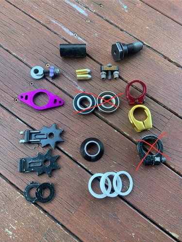 Bmx assorted parts - bmx,