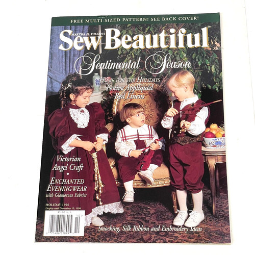 Sew beautiful magazine martha - sew,