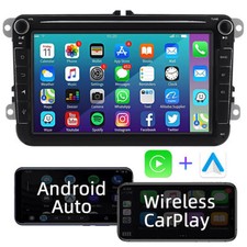 8" Car Android 12 Stereo GPS Navigation For VW GOLF 5 6 PASSAT Touran Caddy T5
