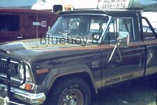  35mm Slide Jeep J10 Golden Eagle Holmfirth July 1978 
