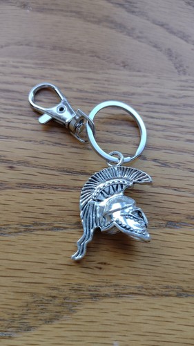 Helmet charm silver - 3d,