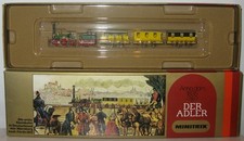 Minitrix N Gauge 1028 Der Adler & Coach Train Set of the Bavarian Ludwig Railway