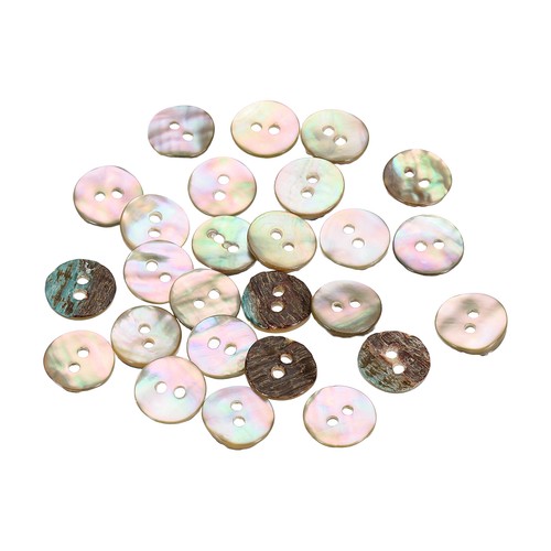 25pcs natural shell button 2 - 25pcs,