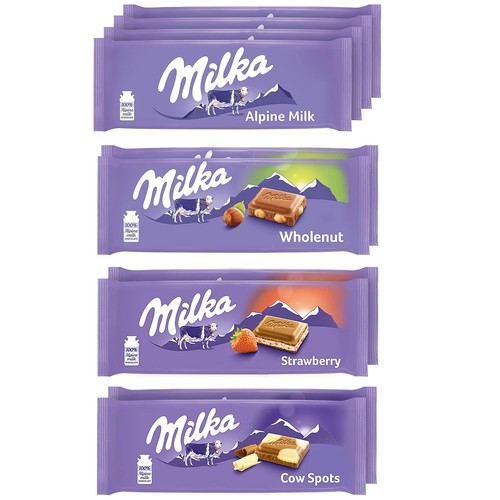 Milka chocolate variety bars - milka,