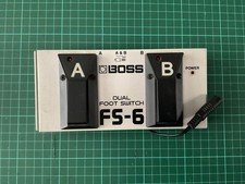 Boss FS-6 Dual Footswitch, Assignable Latch Or Momentary, Stereo Input,