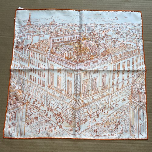 Hermes silk scarf - silk, 17”