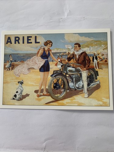 Ariel motorbike beach scene - motorbike,,