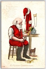 Santa Claus Vtg Postcard