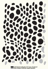 Dot STENCIL Allover Pattern