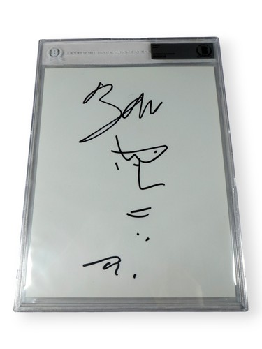 Bono signed autographed sketch - bono,
