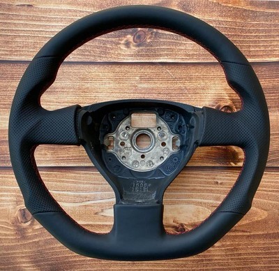 Leather steering wheel fit - leather,