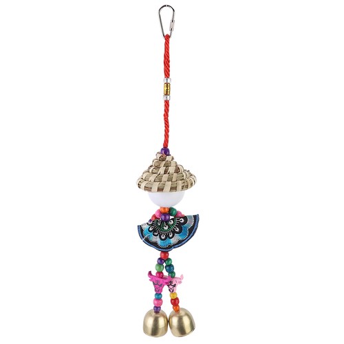 Straw braid swing toy - straw, colorful