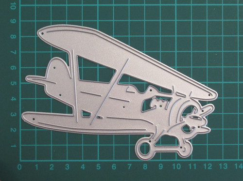 Vintage plane metal cutting - plane,