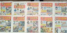 Vintage Lion Comics x 10  8th Septmber -17th November -NOT CONSECATIVE