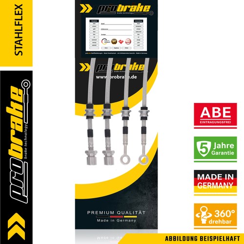 Steel braided brake - line, for