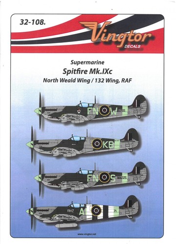 Vingtor decals 108 32 - 32-108, 1:32