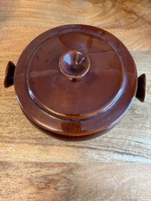 Very Rare Vintage Retro 70S Denmead Pottery FR 8 Soup Casserole Dish With Lud 