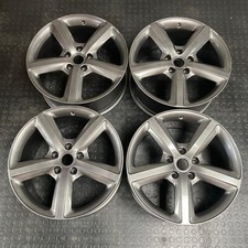 SET OF 4 GENUINE AUDI Q7 4L 20" INCH ANTHRACITE ALLOY WHEELS X4 4L0601025H