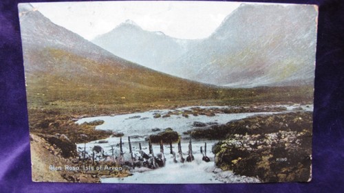Postcard glen rosa - rosa, isle