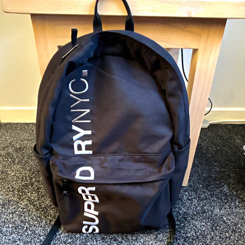 Superdry black daypack - black,