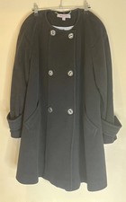Jacques Vert Black Coat UK 12