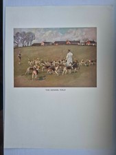 Antique Coloured Fox Hunting