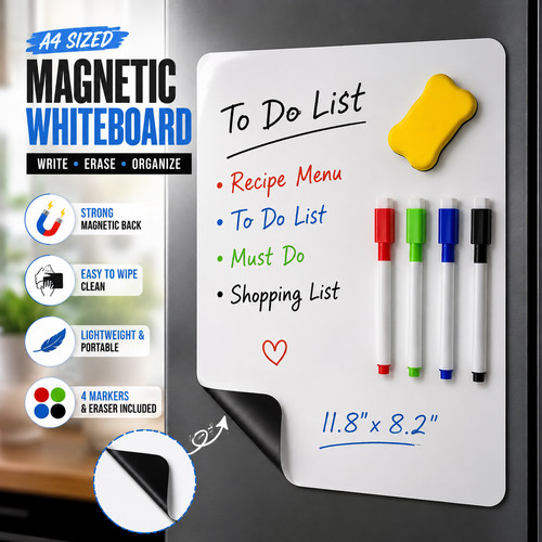 Dry erase magnetic - white, board
