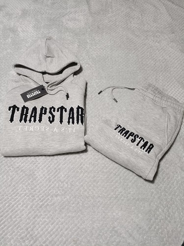 Trapstar grey tracksuit size - grey,
