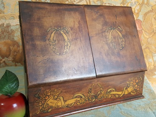 Antique wooden stationary - antique,