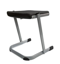 Verner Panton for VS LuPoStool Stool Grey with Black Seat Wipe Clean Stackable