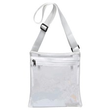 Clear Adjustable Transparent Bag With Zipper Stadium Approved Should Handbag