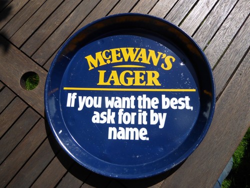 Vintage mcewan lager metal - vintage,
