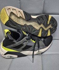 PUMA BOG SOCK FRESH BLACK ASPHALT LIME Trinomic Trainers UK9 EUR43 Running Sneak