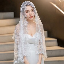 Lace Trim Wedding Lace Shawl