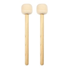 2 Pcs Drum Mallets Sticks Felt