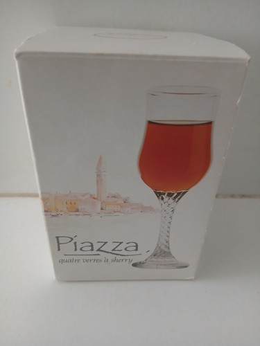 Vintage sherry glasses set - sherry,